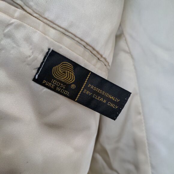 Vintage Kenny Rogers Circle S Blazer Jacket Mens 42L Long Sleeve Brown Wool - Picture 11 of 14